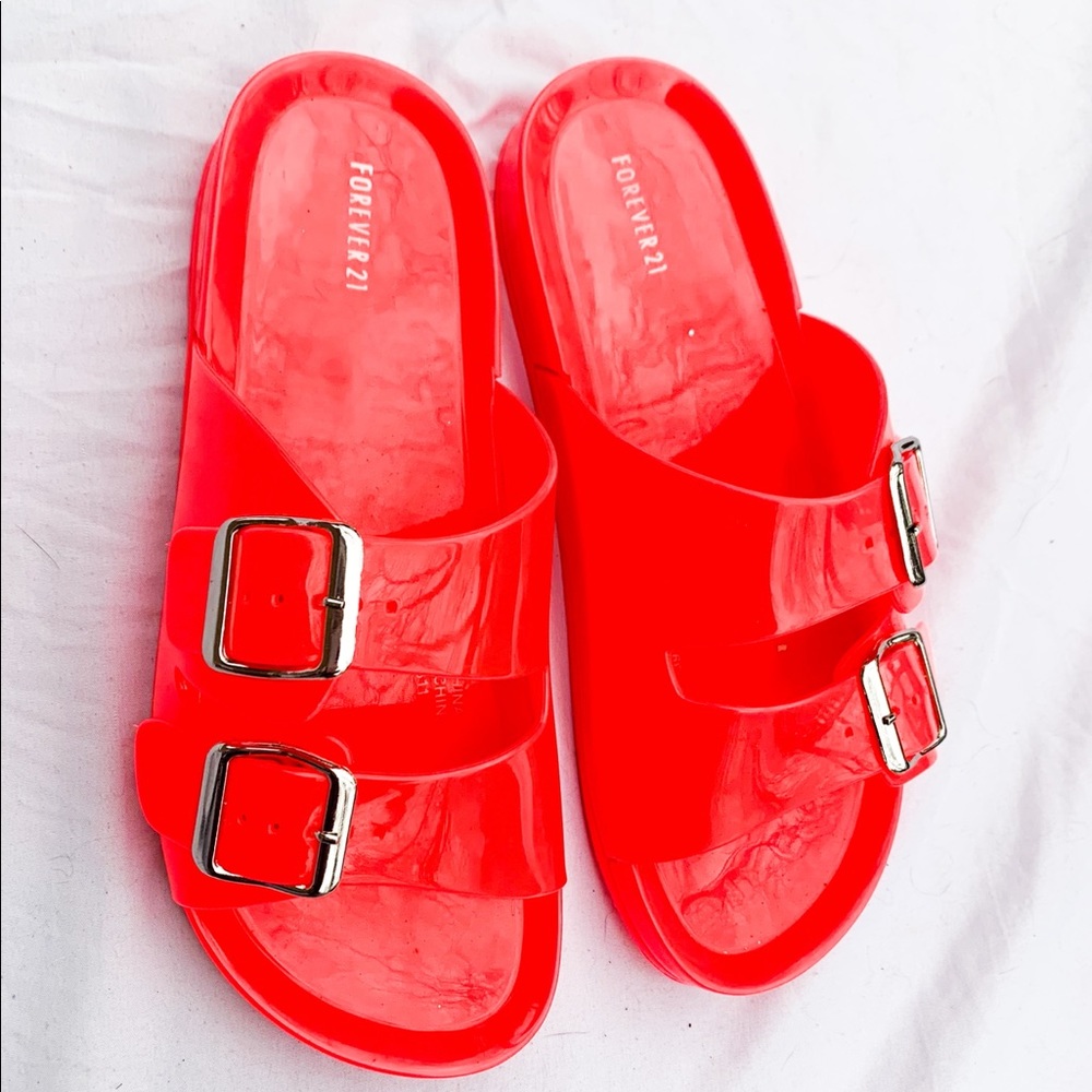 Bright Pink Sandals